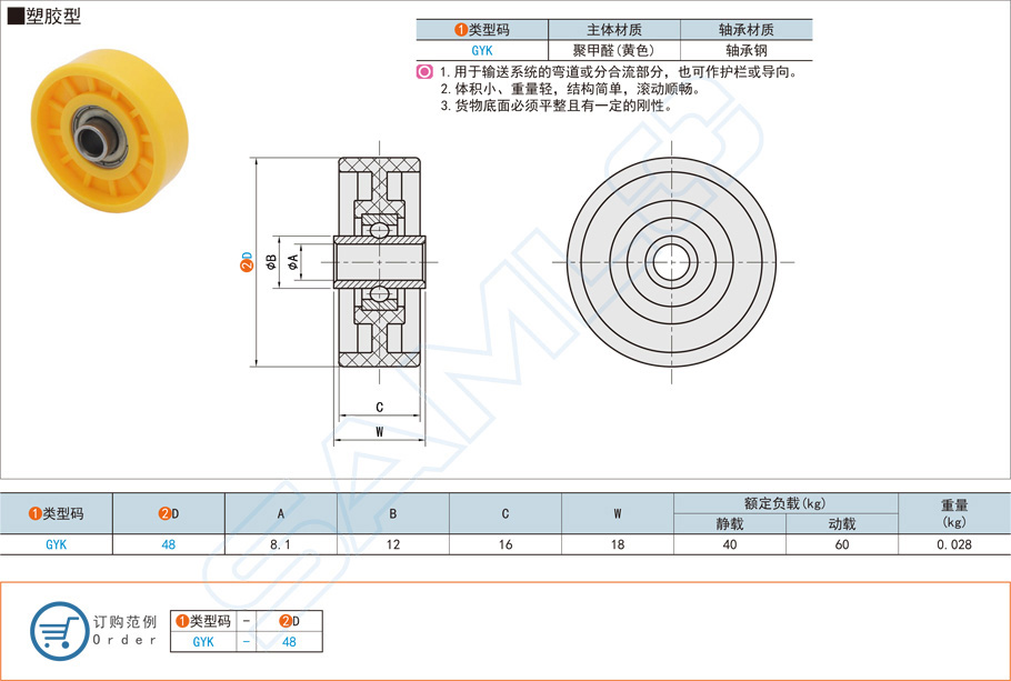 塑膠材質福來輪的應用設備