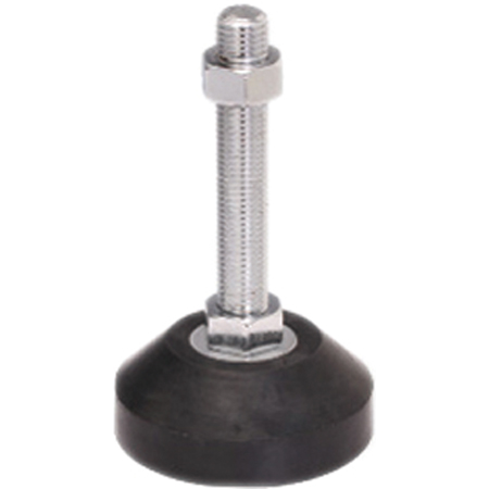 水平調節防震腳杯-橡膠底座型