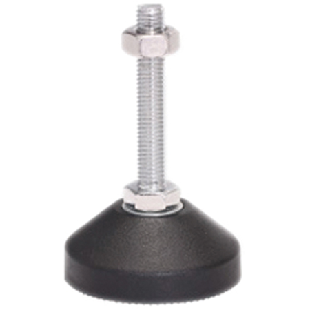 水平調節防震腳杯-尼龍底座型