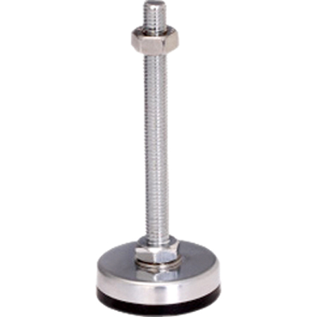 水平調節腳杯-金屬腳杯配橡膠底座型