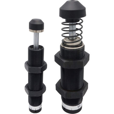 可調節型油壓式緩沖器-有受撞頭型