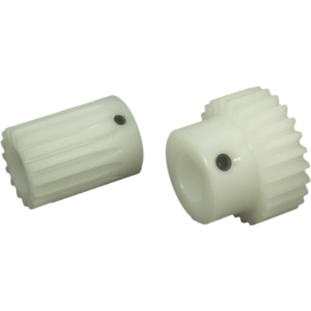 帶凸肩,尼龍直齒輪,壓力角20°,模數1.0/1.5/2.0