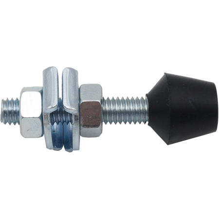 可調壓緊頭配件-公制帶橡膠頭型