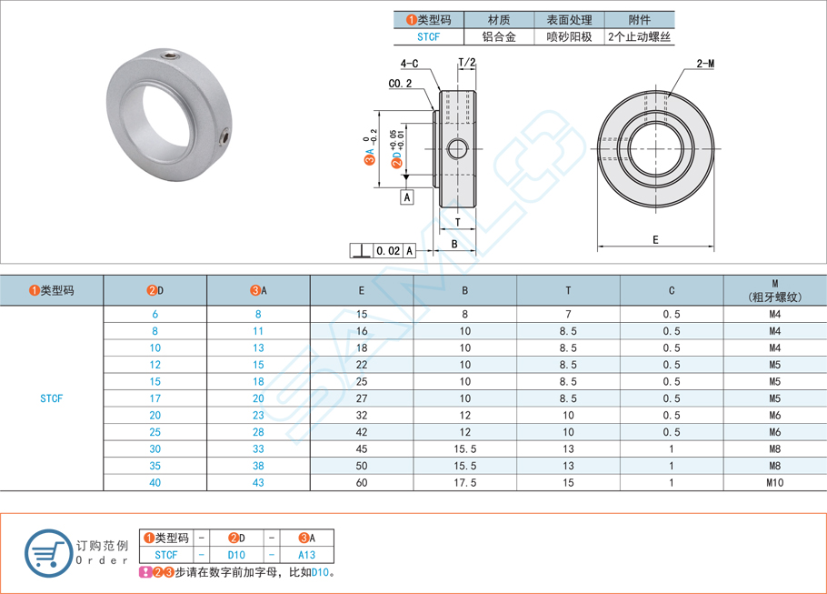 軸承固定環的詳細信息及其應用